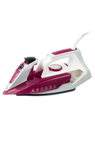 Heinner Fier de calcat Heinner VelvetSteam HSI-2200PP, talpa cu invelis ceramic, 2400W, 190 ml (Mov)
