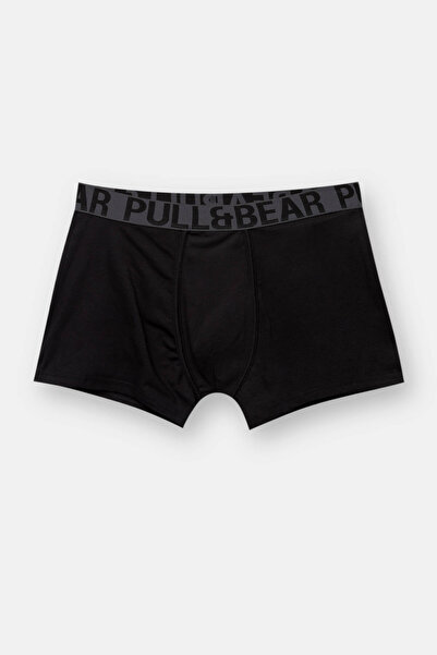 Pull & Bear 3’lü Pull&Bear logolu boxer paketi