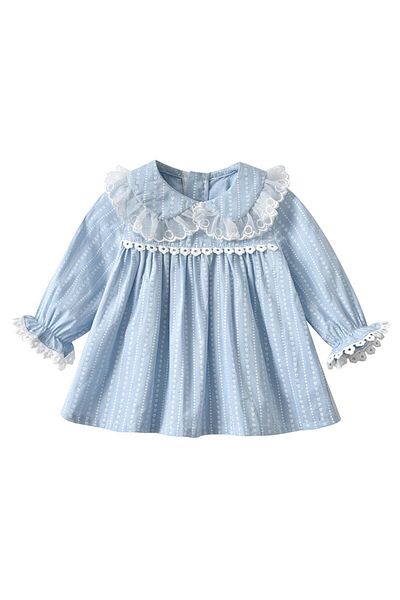 nannie Cindy Blue Outfit For Girls - 18-24 Months