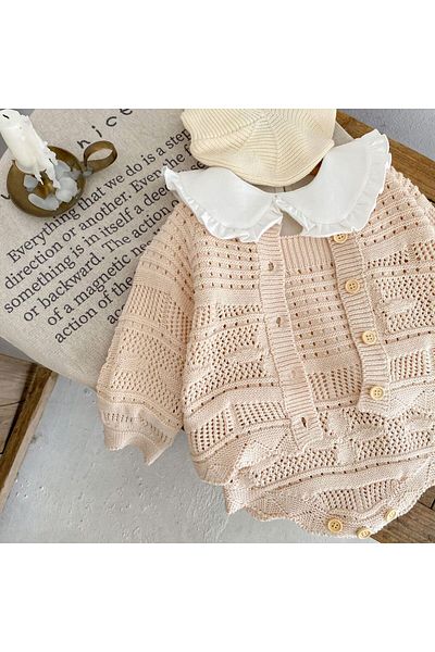 nannie Girls' Knitted Outfit Pink Nude Nadia - 2-3 years