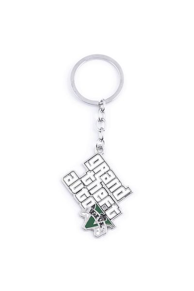 Choice black Game GTA5 Grand Theft Auto 5 Keychain Grand Theft Autob Rock Star Tommy  High Quality Keyring