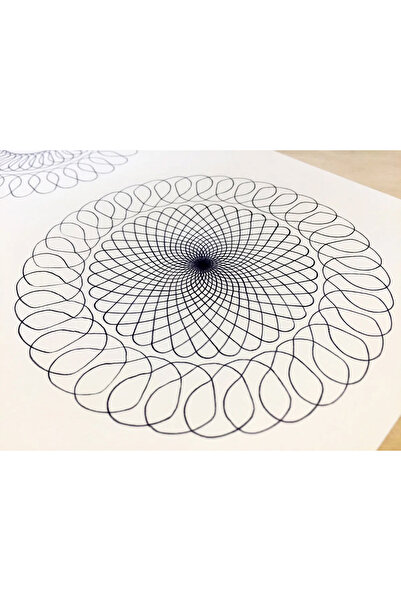 HobiHub Spirograph Çizim Seti – Mandala & Spiral Çizim Şablonu, Çocuk & Yetişkin Hobi Seti