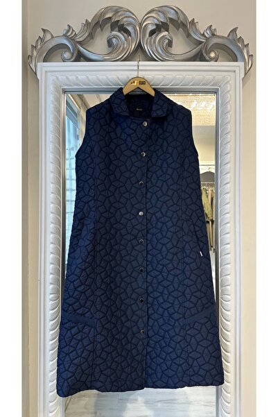 Invee İNVEE 7099 Kapitone Yelek - Lacivert