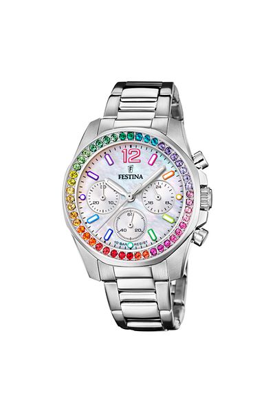 FESTİNA Festina Boyfriend Damen Uhr Grau F20606/2