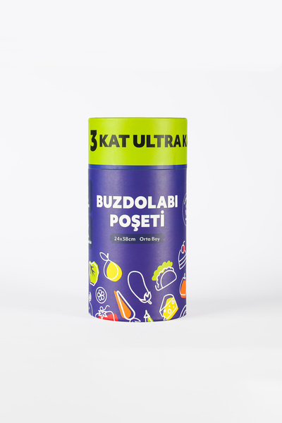 Satecs Colorful Pink Premium Refrigerator Bag 70 Pieces Medium Size 24X38Cm