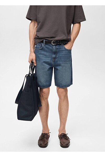 MANGO Man Bermudashorts aus gewaschenem Denim