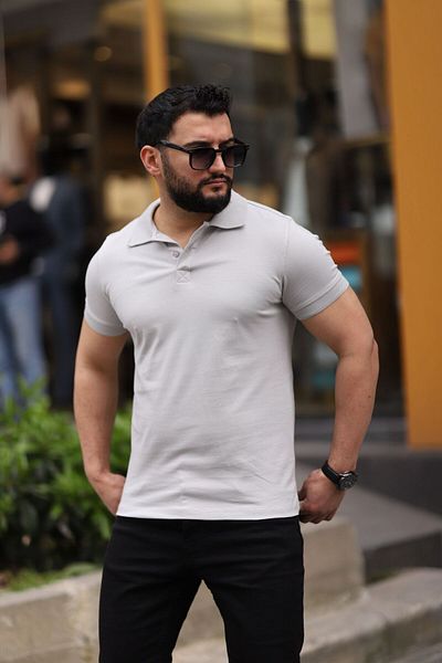 Dr Dnm Remix Ανδρικό μπλουζάκι από Lycra με γιακά Polo