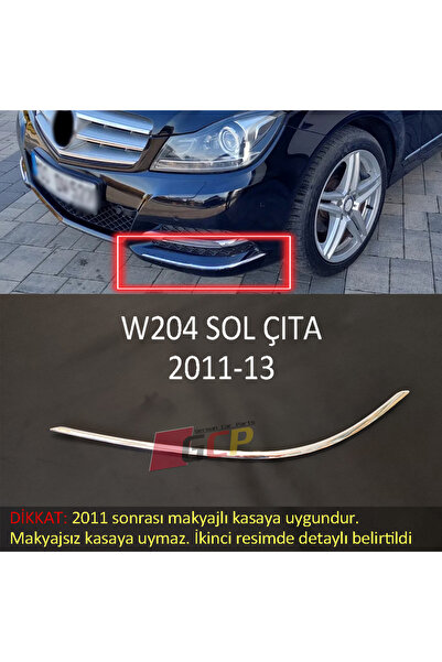 GCP German Car Parts W204 Ön Tampon Çıtası SOL 2011-13 C180 C200 C220 C250 20...