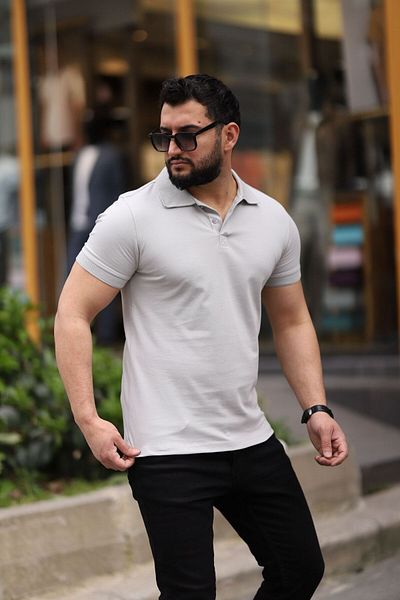 Dr Dnm Remix Ανδρικό μπλουζάκι από Lycra με γιακά Polo