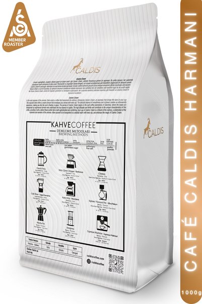 Caldis ®   6-Pack Cosmic Cream ™   1000 g Espresso Core Coffee - Horeca