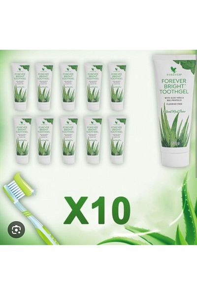 Forever Bright Toothgel Toothpaste 10 Pieces