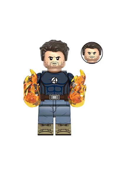 marimari شخصية سوبر هيرو死 المصغرة: الشعلة البشرية