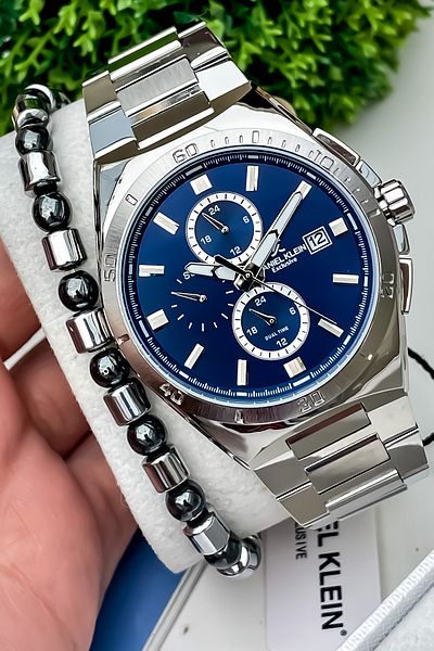 Daniel Klein All Functions Active New Season Men's Steel Watch Bracelet Gift
