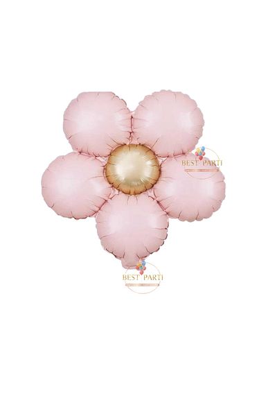 BEST PARTİ DOĞUM GÜNÜ PARTİ SÜSLERİ Best Retro Pink Color Daisy Foil Balloon