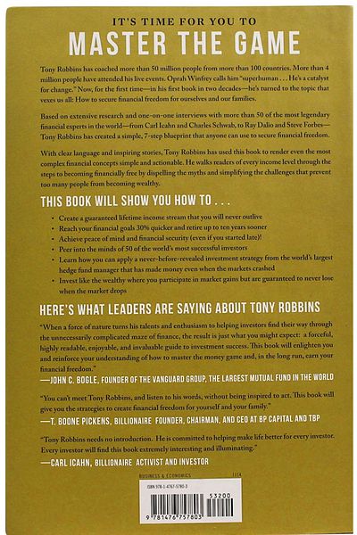 Penguin Books Tony Robbins Money Master the Game