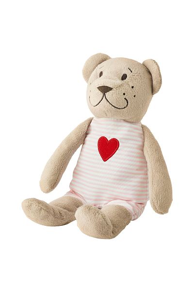 IKEA FABLER BJÖRN Soft toy, pink, 21 cm