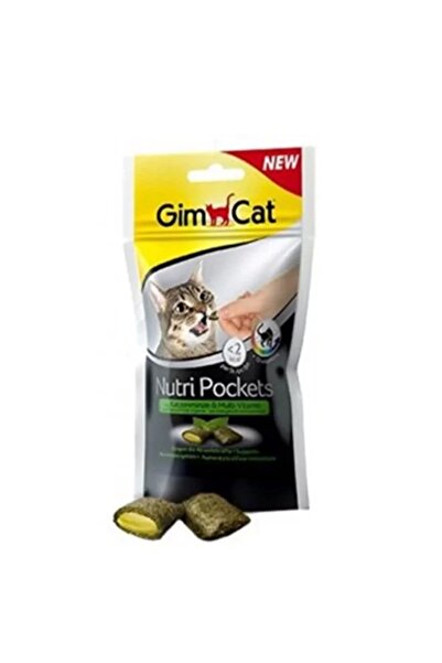 Gimcat Kedi Ödül Tableti Nutri Pockets Kedi Otu Multivitamin 1 Adet 60 Gr