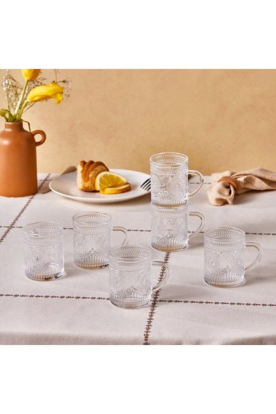 Karaca Karaca Margo 6-teiliges Teeglas-Set