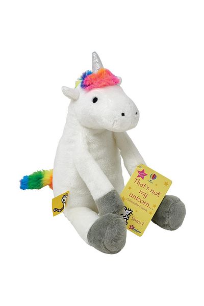 Rainbow That's Not My... Unicorn plush toy, 18 cm
