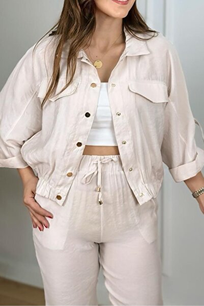 Suziş Women's Bomber Jacket Pantalon Suit 4S218