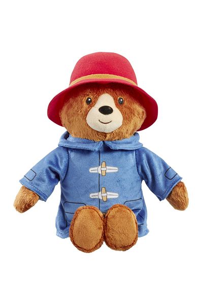 Rainbow Plush toy with sounds Paddington Bear in Peru, 22 cm (sitting)