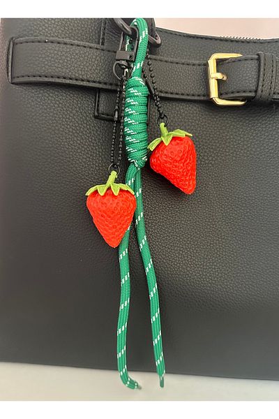 YENGEÇ Charm with Strawberry Bag