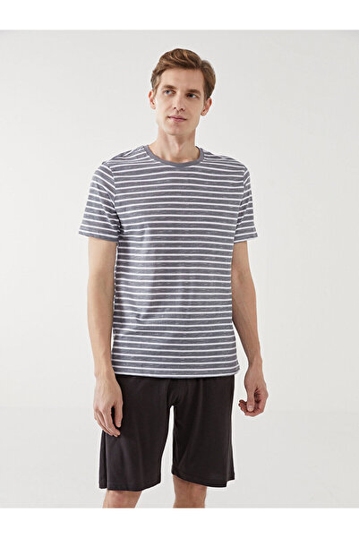 LC Waikiki Vizyon New Season Standard Fit Men's Shorts Pajama Set