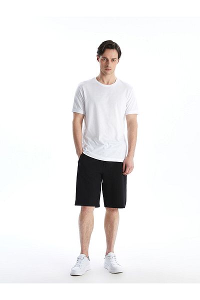 LC Waikiki Ανδρικό T-Shirt από βαμβακερό χτενισμένο λαιμό