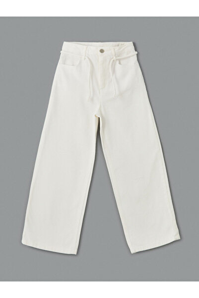 LC Waikiki Pantaloni pentru fete cu talie elastică ajustabilă de sezon nou - ...