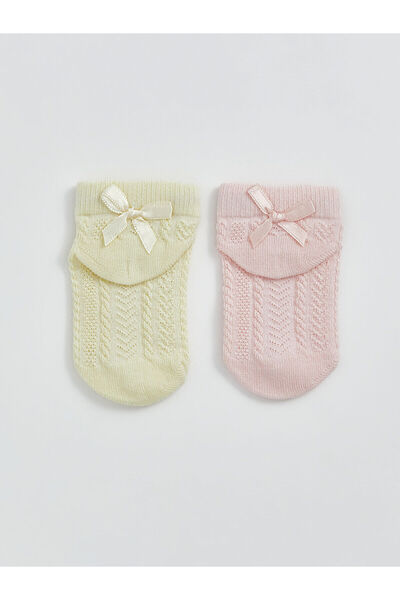 LC Waikiki Peak New Season Basic Baby Girl Booties Socks 5-Pack