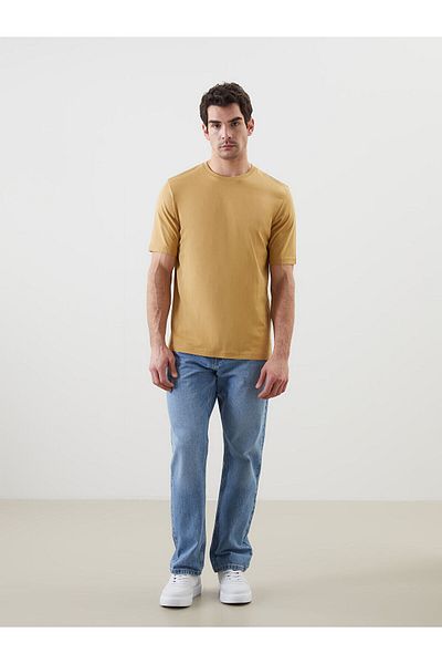 LC Waikiki Ανδρικό T-Shirt από βαμβακερό χτενισμένο λαιμό
