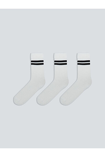 LC Waikiki جوارب نسائية مخططة 3 قطع