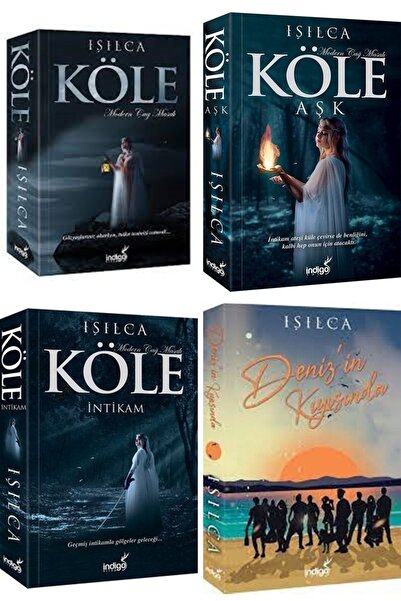 İndigo Kitap Köle Set 1-2-3 + Denizin Kıyısında Işılca Set 4 Kitap