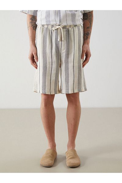 LC Waikiki Standard Fit Striped Men's Shorts