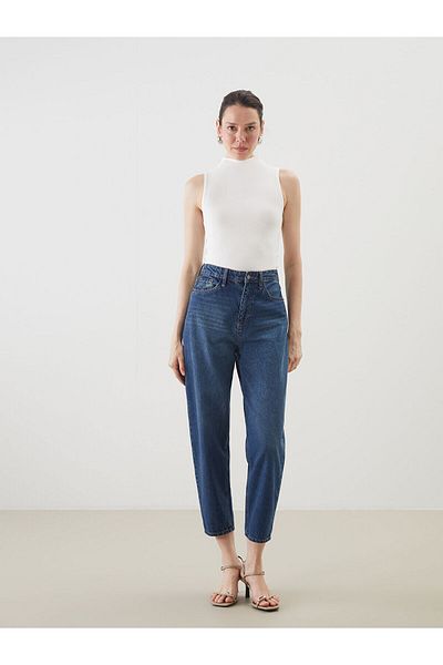 LC Waikiki Γυναικείο κορμάκι Stand-up Collar