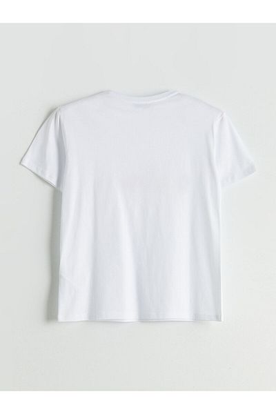 LC Waikiki Tricou pentru damă, cu gât crew brodat