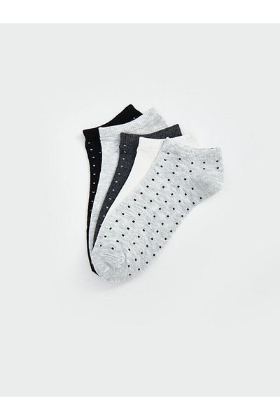 LC Waikiki Patterned Women's Booties Socks 5-Pack