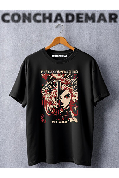 Vordevia Demon Slayer Samurai Štampano Oversize kroj majica