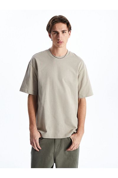 LC Waikiki Ανδρικό T-Shirt από βαμβακερό χτενισμένο λαιμό