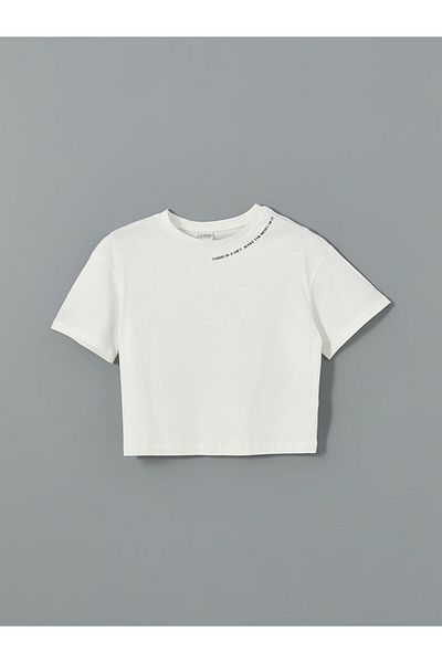 LC Waikiki Κοριτσίστικο T-Shirt Crew Neck