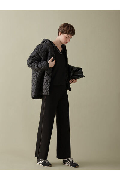 LC Waikiki Νέα σεζόν Γυναικεία φούτερ με ελαστική μέση φαρδιά Paca - S5KT27Z8