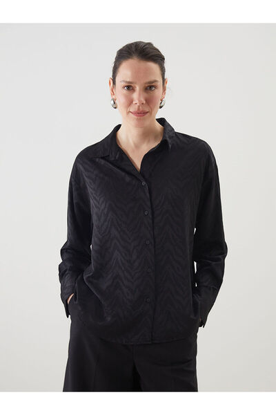 LC Waikiki Nevavm Patterned Women's Shirt with Difference