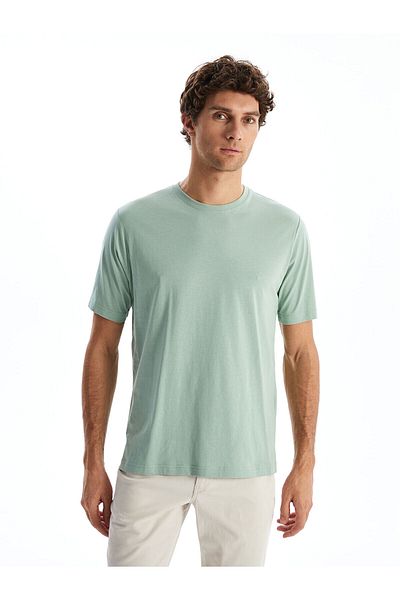 LC Waikiki Ανδρικό T-Shirt από βαμβακερό χτενισμένο λαιμό