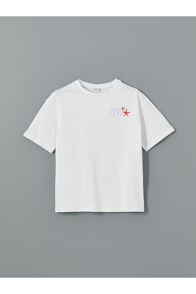 LC Waikiki Κοριτσίστικο T-Shirt με λαιμόκοψη