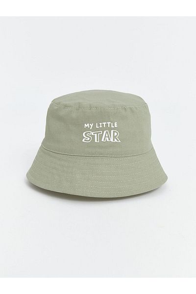 LC Waikiki Text Printed Baby Boy Bucket Hat