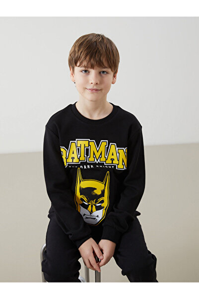 LC Waikiki سويت شيرت للأولاد مطبوع عليه ياقة الدراجة من Peak New Season