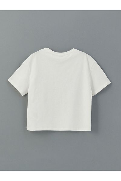 LC Waikiki Κοριτσίστικο T-Shirt με λαιμόκοψη