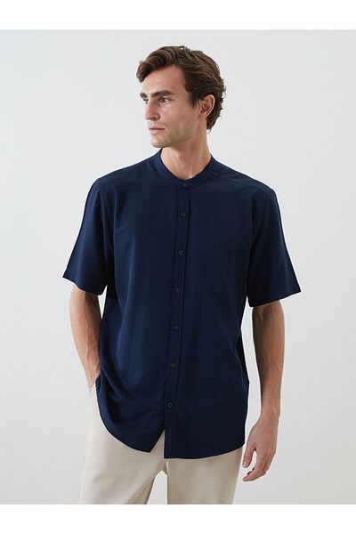 LC Waikiki Ανδρικό πουκάμισο Seersucker Regular Fit