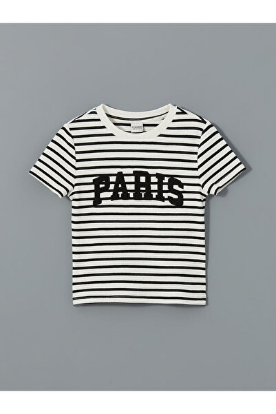 LC Waikiki Νέα σεζόν Crew Neck Girl's Tisort - S51109Z4