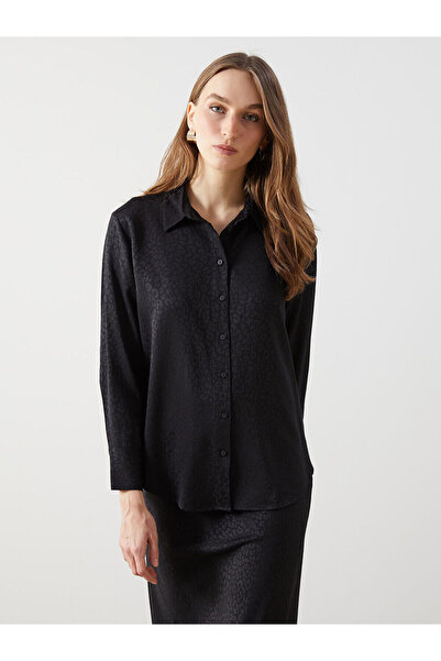 LC Waikiki Nevavm Leopard Patterned Women's Shirt with a Difference